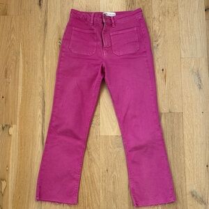 Zara Pink Flare Jeans